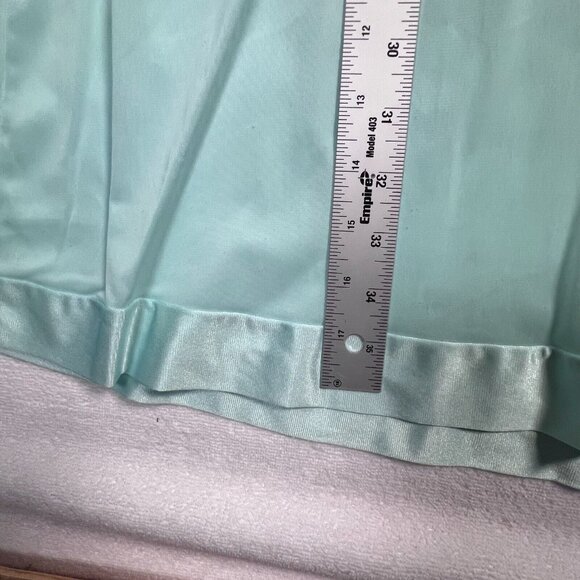 Vintage Vanity Fair Nightie Blue Sleeveless Nylon Nightgown LG USA - Picture 13 of 14